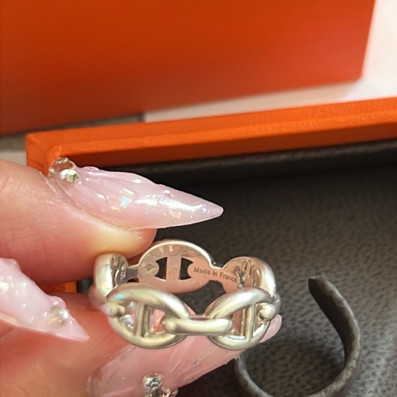 Chaine d'ancre Enchainee ring, small model size 54 - Picture 5 of 9